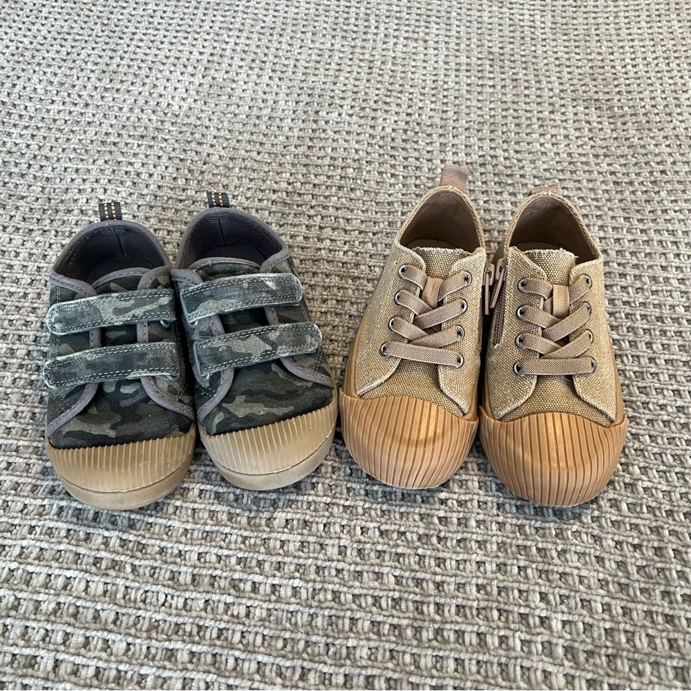 2 pair of Cat & Jack shoes
